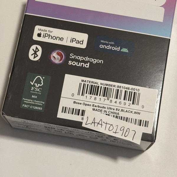 Bose Ultra Open Earbuds - Black