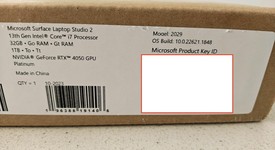 New
													Microsoft Surface Laptop Studio 2 - I7, Platinum, 1 TB, 32 GB, photo 1 of 5