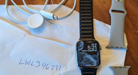 Good
													Apple Watch Series 7 45mm - Unlocked, Titanium, A2477 - Cellular, Titanium, photo 1 of 10