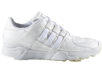 adidas EQT Running Support 93 Triple White Tumbled Leather for sale