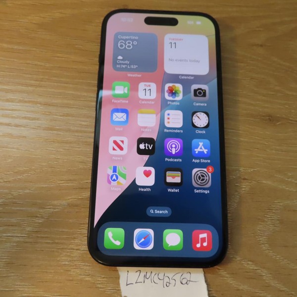 Apple iPhone 15 - T-Mobile, 128 GB, Black, A2846