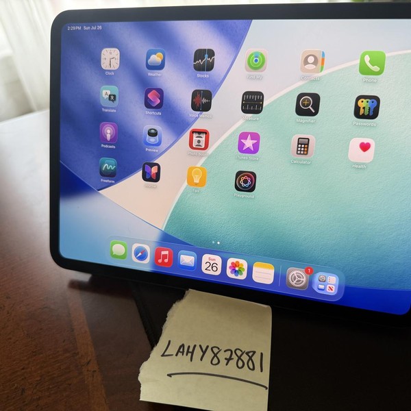 Apple iPad Pro 11 inch (M5) 2025 - Wi-Fi, 256 GB, Space Black, Apple M5 9-Core, A3357, Standard Glass