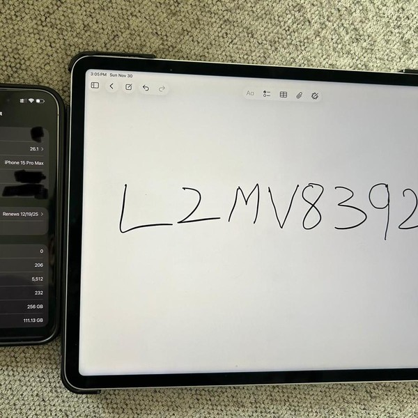 Apple iPhone 15 Pro Max - Unlocked, 256 GB, Natural, A2849