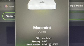 Good
													Mac mini 2020 - Apple M1, Silver, 256 GB, 8 GB, photo 6 of 6