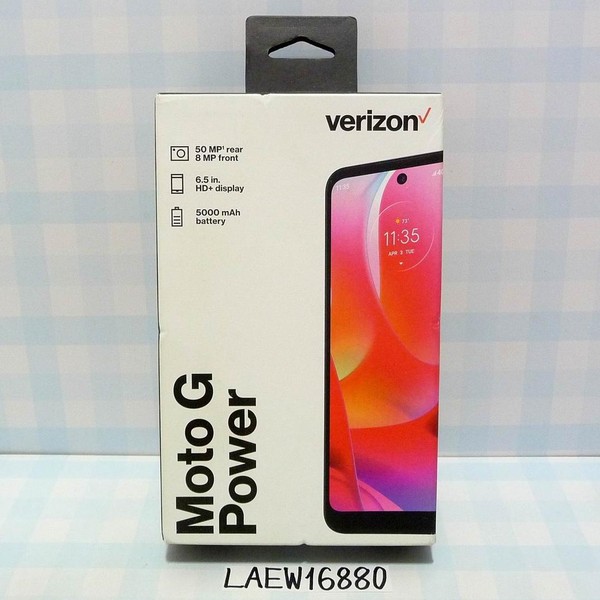 Moto G Power (2022) - Verizon, 64 GB, Black, 4 GB
