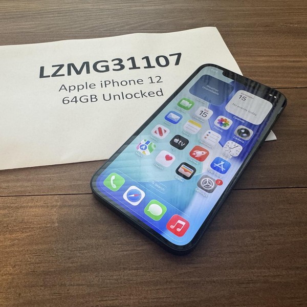 Apple iPhone 12 - Unlocked, 64 GB, Black, A2172