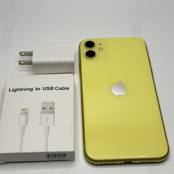 Apple iPhone 11 - Unlocked, 64 GB, Yellow, A2111