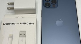 Good
													Apple iPhone 12 Pro - Unlocked, Pacific Blue, 256 GB, A2341, photo 2 of 7