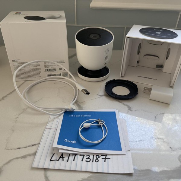 Google Nest Cam (Outdoor or Indoor) - White, Single