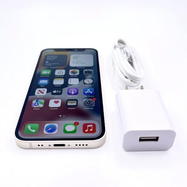 Apple iPhone 12 - Straight Talk, 128 GB, White, A2172