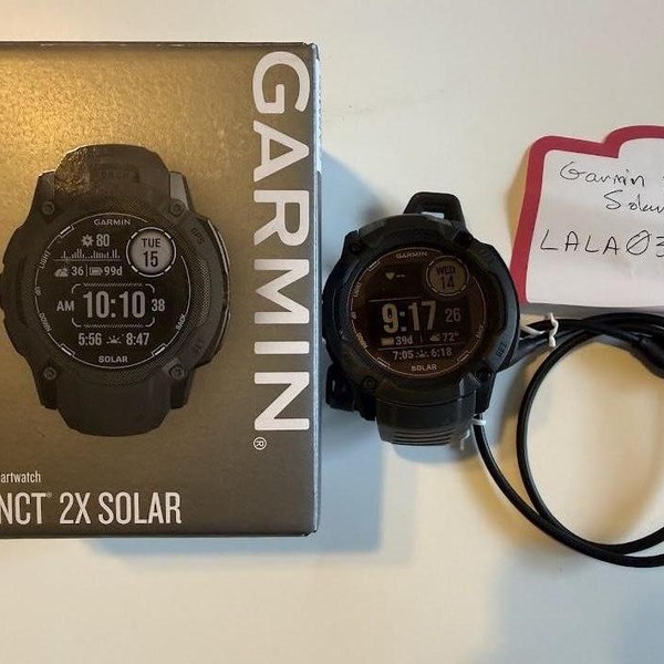 Garmin Instinct 2X Solar - Black, Tactical