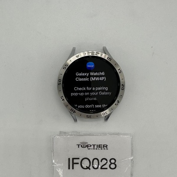 Samsung Galaxy Watch6 Classic - Unlocked, Silver, 47mm