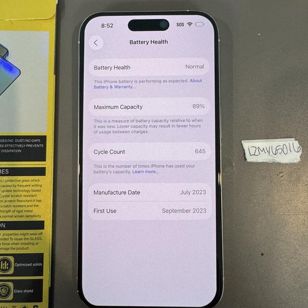 Apple iPhone 15 Pro - Unlocked, 128 GB, White, A2848