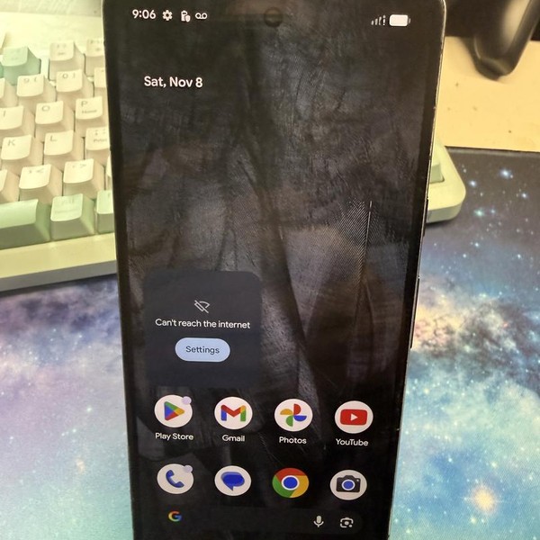 Google Pixel 7 - T-Mobile, 128 GB, Obsidian, 8 GB, GVU6C, Sub-6 5G