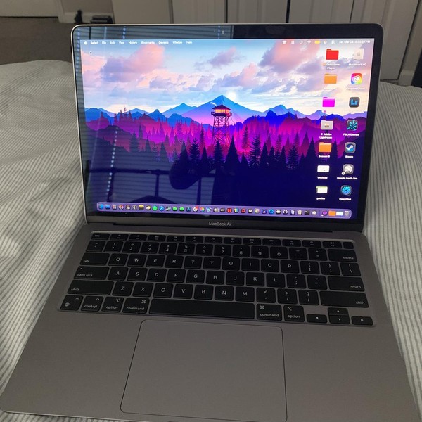 MacBook Air 2020 - 13 inch - 256 GB, Gray, 8 GB, Apple M1