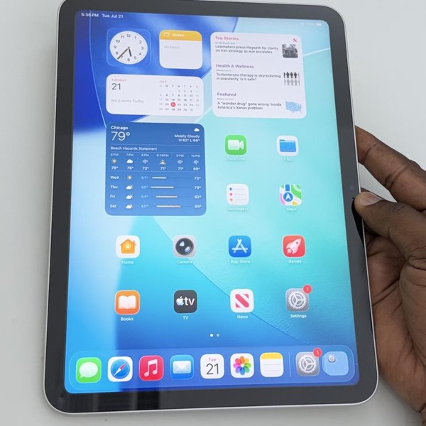 Apple iPad (10th Gen) - Wi-Fi, 256 GB, Silver, A2696