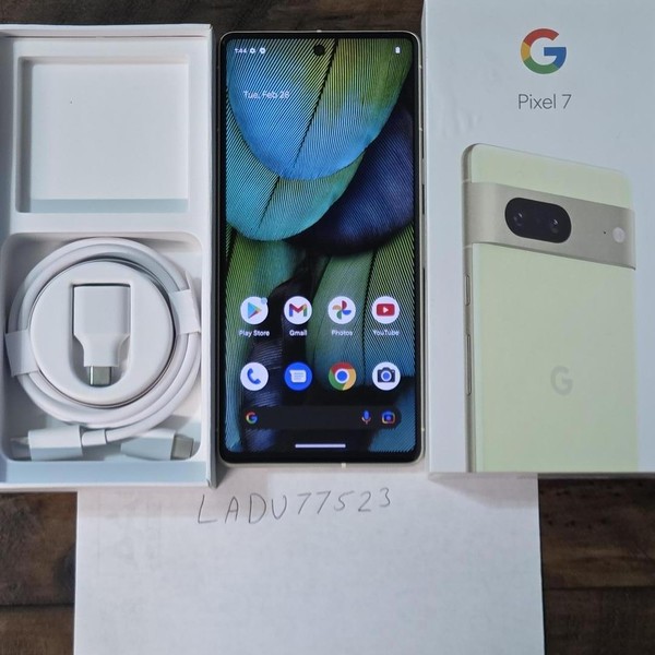 Google Pixel 7 - Verizon, 128 GB, Lemongrass, 8 GB, GQML3, mmWave 5G