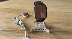 Fair
													Apple Watch Series 7 45mm - Unlocked, Gold, A2477 - Cellular, Stainless, photo 1 of 12