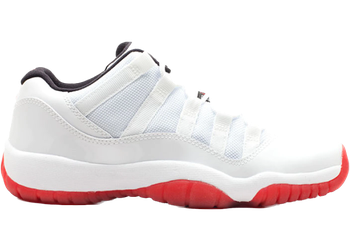 Jordan 11 Retro Low White Varsity Red (GS) for sale