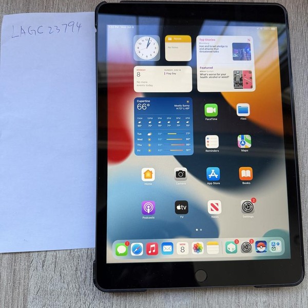 Apple iPad (9th Gen) - Wi-Fi, 64 GB, Gray, A2602