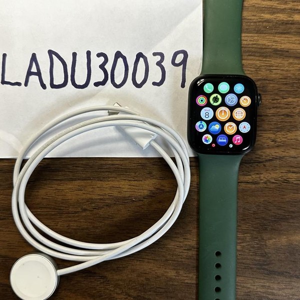 Apple Watch Series 7 45mm - Unlocked, Green, A2477 - Cellular, Aluminum