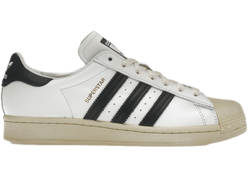 adidas Superstar White Black Aged Sole for sale