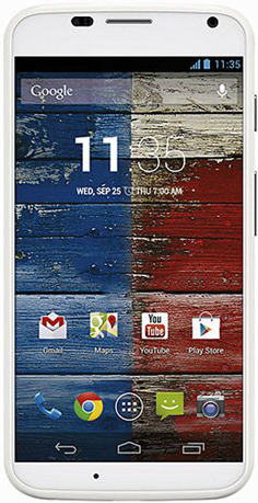 Moto X - Republic Wireless, 16 GB, White, XT1049