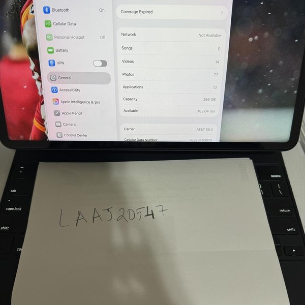 Apple iPad Pro 12.9 inch 5th Gen 2021 - Unlocked, 256 GB, Gray