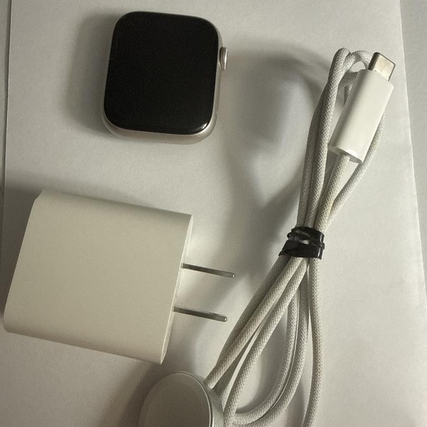 Apple Watch Series 9 45mm - Unlocked, Silver, A2984 - Cellular, Aluminum