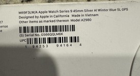 New
													Apple Watch Series 9 45mm - Silver, A2980 - GPS, Aluminum, photo 5 of 5