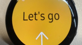 Fair
													Samsung Galaxy Watch Active2 44mm - Unlocked, Black, Stainless Steel, photo 1 of 5