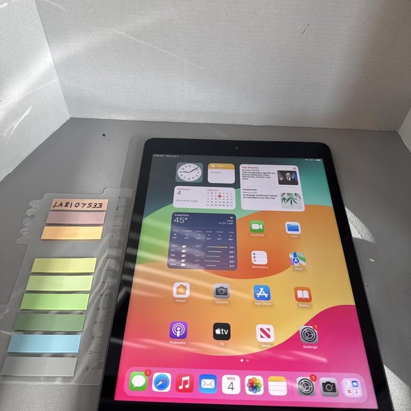 Apple iPad 9th Gen - Unlocked, 256 GB, Gray, A2603