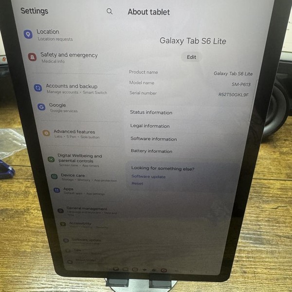 Samsung Galaxy Tab S6 Lite - Wi-Fi, 64 GB, Gray, 4 GB, SM-P610N