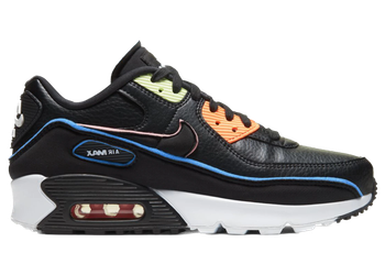 Nike Air Max 90 SE Black Multicolor (GS) for sale