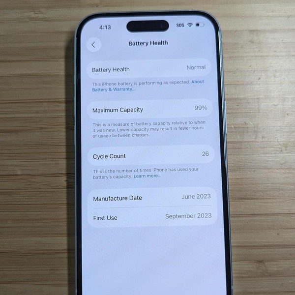 Apple iPhone 15 - Unlocked, 128 GB, Black, A2846