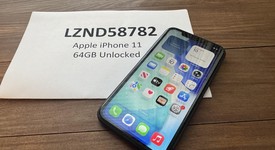 Fair
													Apple iPhone 11 - Unlocked, Black, 64 GB, A2111, photo 1 of 7