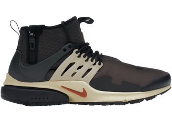 Nike Air Presto Mid Utility Baroque Brown Sesame Sequoia Canyon Rust for sale