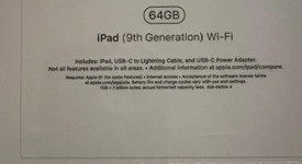 New
													Apple iPad 9th Gen - Wi-Fi, Gray, 64 GB, A2602, photo 3 of 5