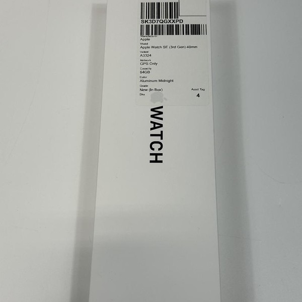 Apple Watch SE (3rd Gen) 40mm - Midnight, A3324 - GPS