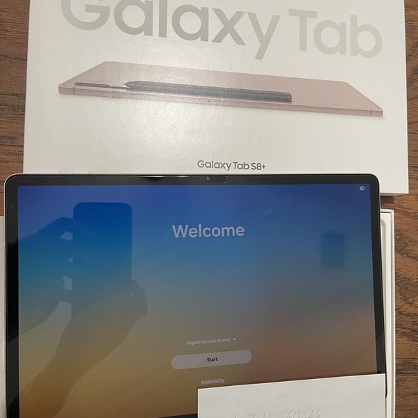 Samsung Galaxy Tab S8 Plus - Wi-Fi, 128 GB, Rose Gold, 8 GB, SM-X800