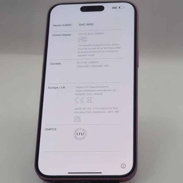 Apple iPhone 16 Plus - AT&T, 128 GB, Pink, A3082