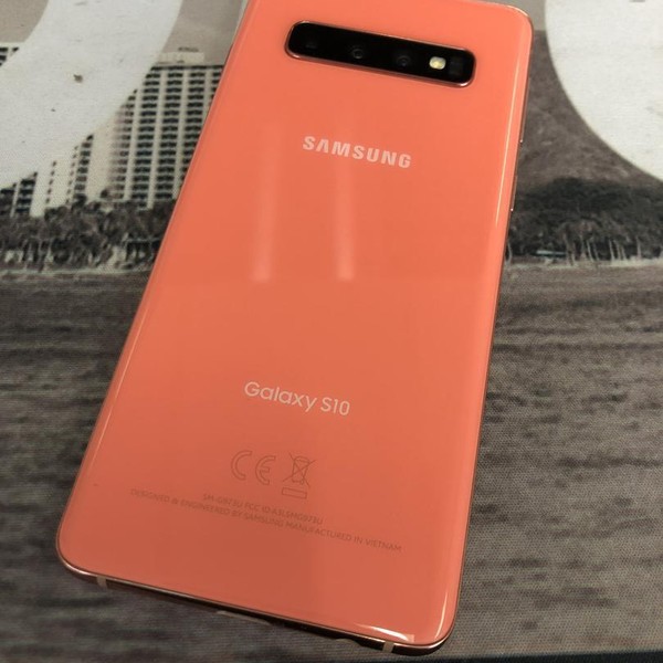 Samsung Galaxy S10 - Unlocked, 128 GB, Pink, 8 GB, SM-G973U1