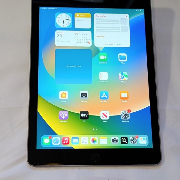 Apple iPad (5th Gen) - Unlocked, 32 GB, Gray, A1823