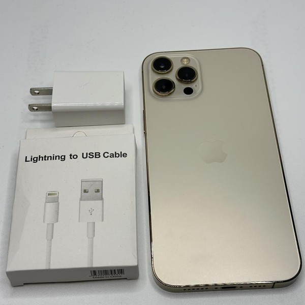 Apple iPhone 12 Pro Max - Unlocked, 128 GB, Gold, A2342