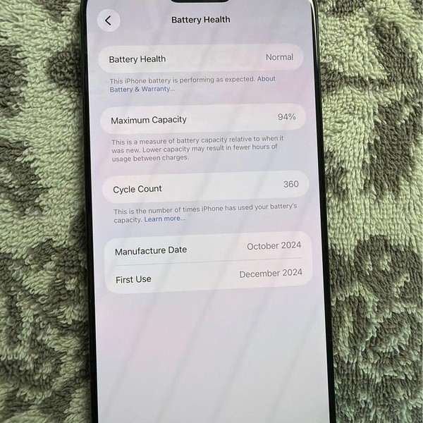 Apple iPhone 16 Pro Max - Unlocked, 256 GB, Black, A3084