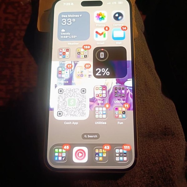 Apple iPhone 16 Plus - Unlocked, 128 GB, White, A3082