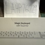 New Apple Magic Keyboard - Touch ID and Numeric Keypad - Silver
