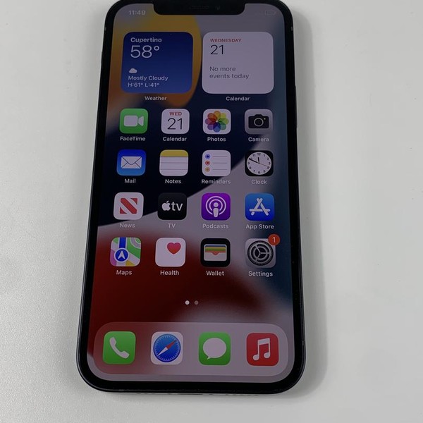 Apple iPhone 12 - AT&T, 128 GB, Black, A2172