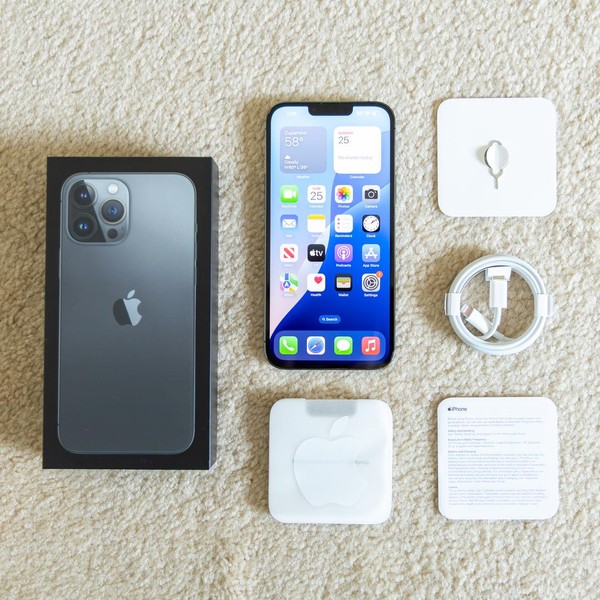 Apple iPhone 13 Pro Max - Unlocked, Graphite, 128 GB, A2484