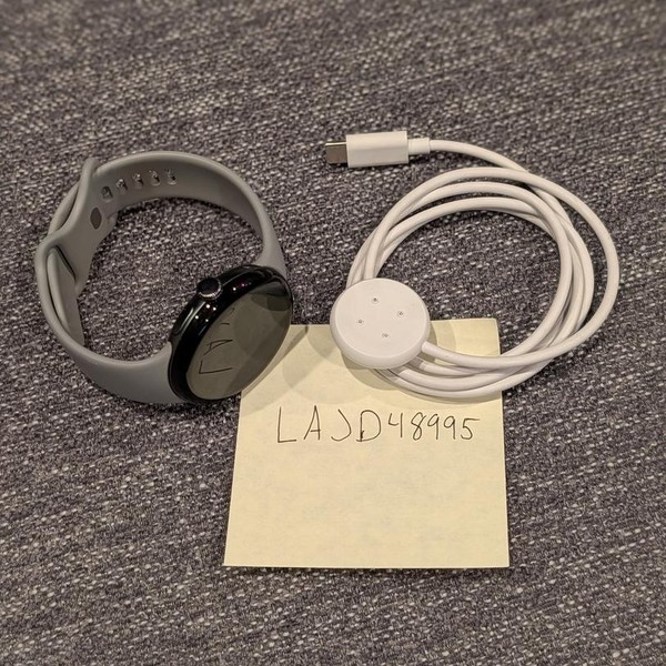 Google Pixel Watch 3 - Unlocked, Silver, 45mm, LTE